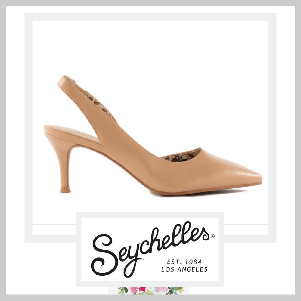 🆕 NIB Seychelles Ornament Kitten Slingback Heel